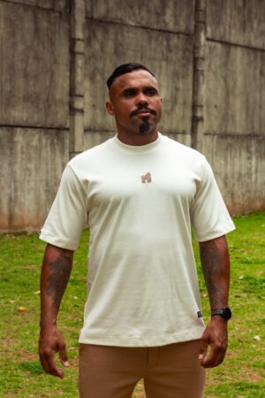 CAMISETA OVERSIZED ESSENTIAL OFFWHITE