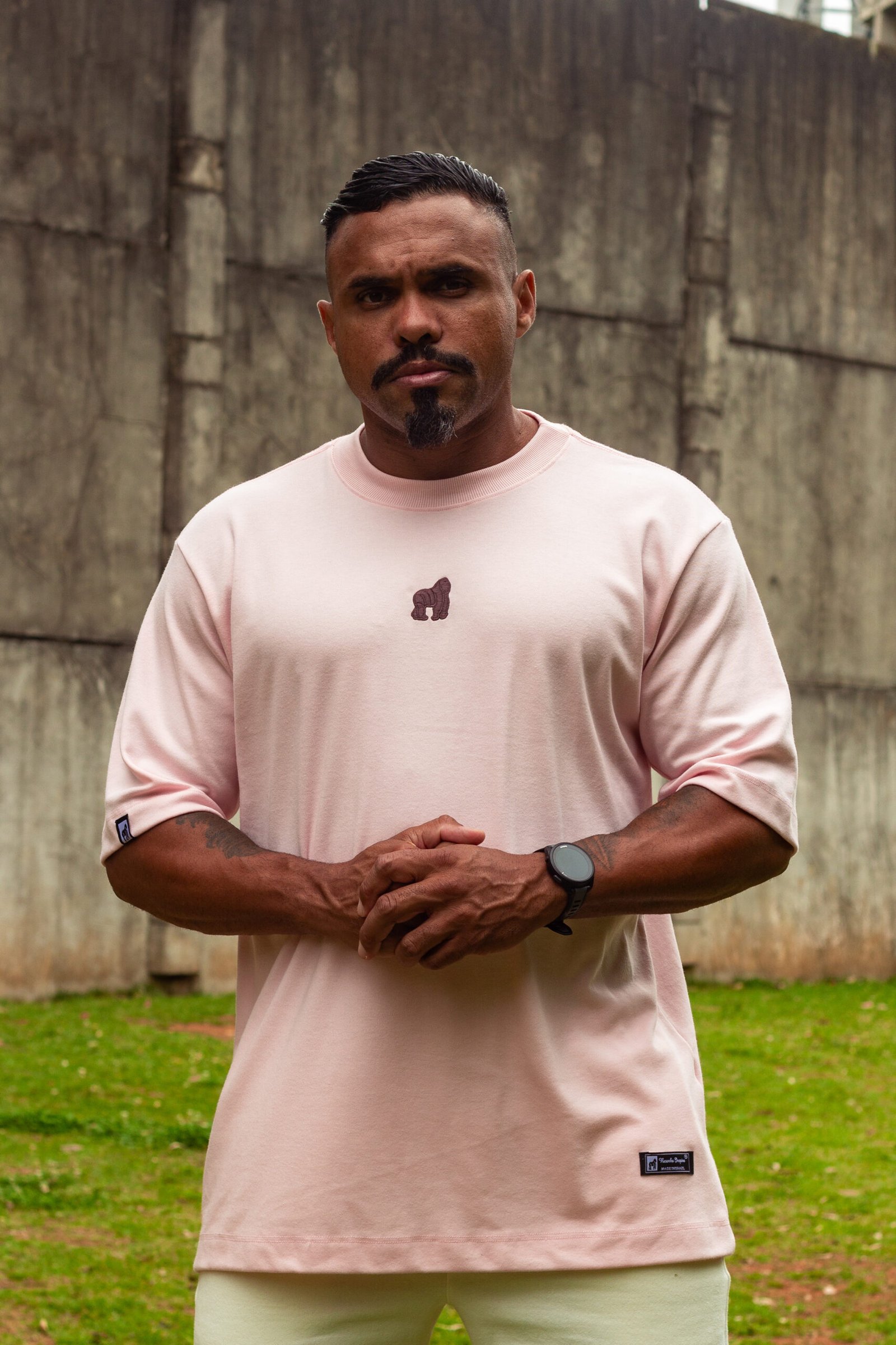 CAMISETA OVERSIZED ESSENTIAL-ROSA