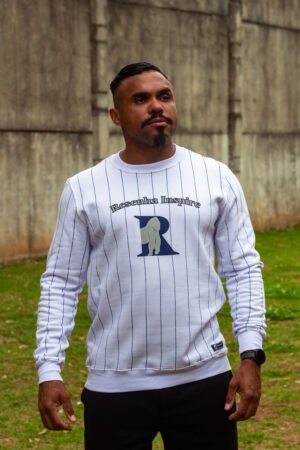 MOLETOM CARECA BASEBALL WHITE
