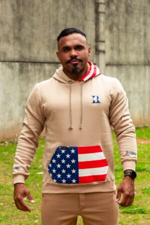 MOLETOM CANGURU PATRIOT AREIA