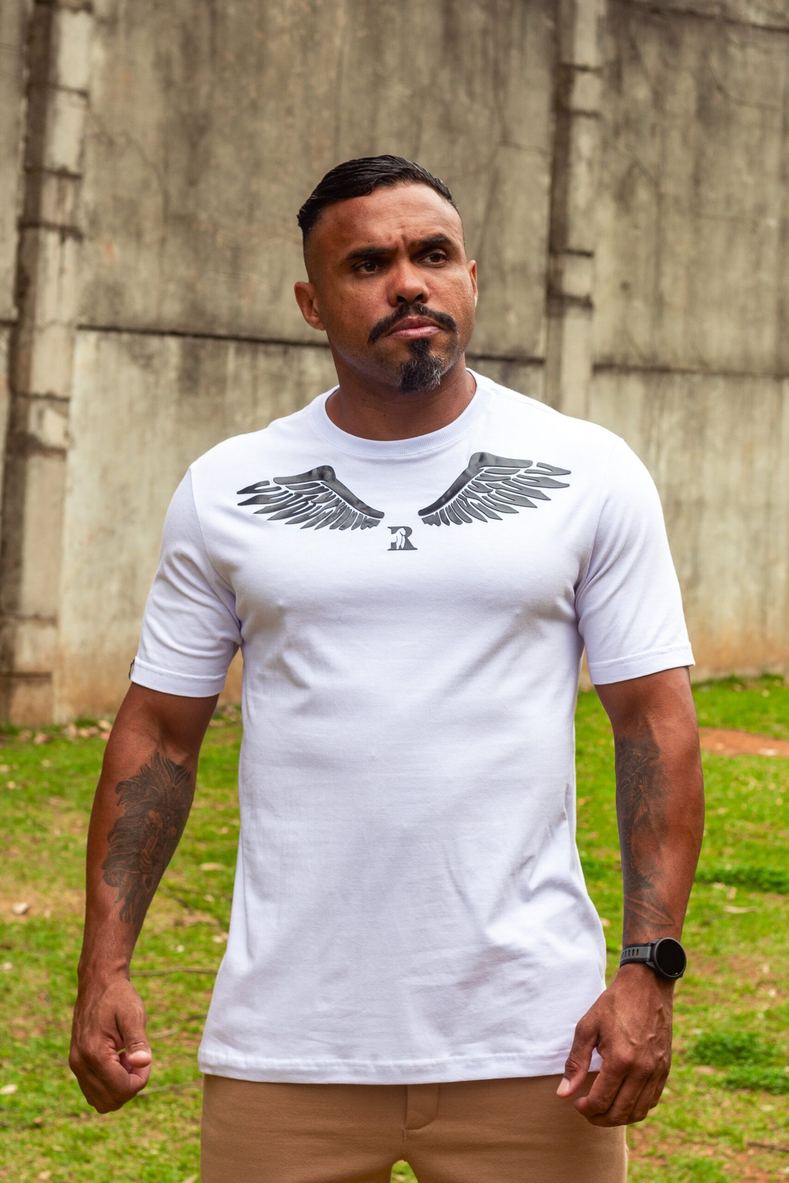 T-SHIRT REGULAR SLIM WINGS WHITE