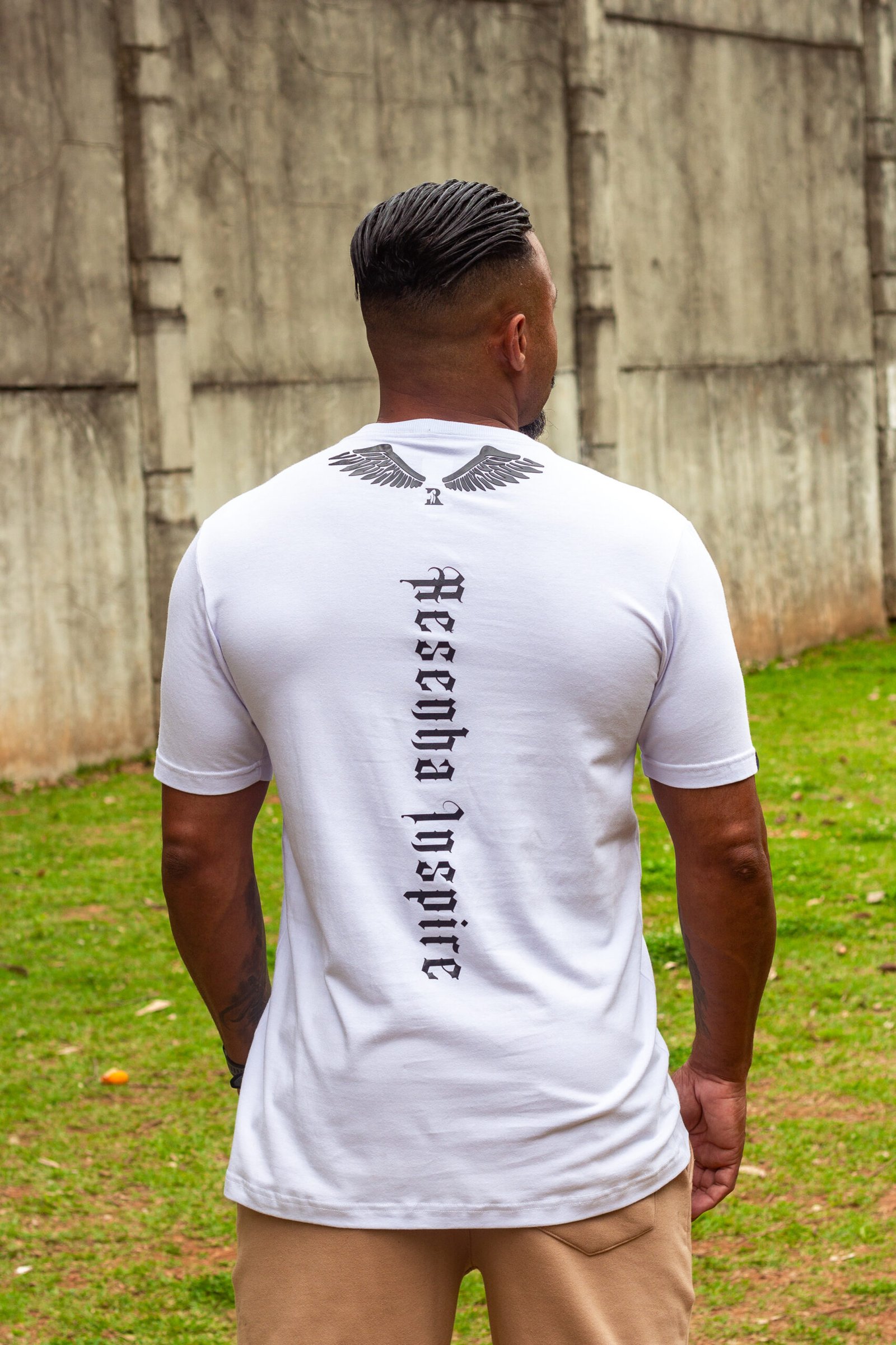 T-SHIRT REGULAR SLIM WINGS WHITE - Imagem 3