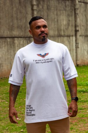CAMISETA OVERSIZED EAGLE VISION-WHITE