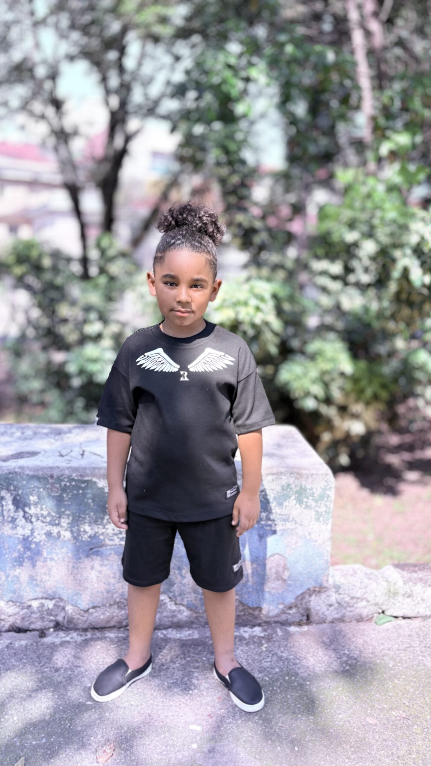 CAMISETA OVER KIDS WINGS BLACK - Imagem 6