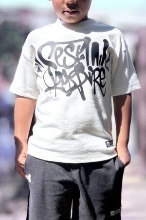 CAMISETA OVER KIDS URBAN STYLE OFFWHITE