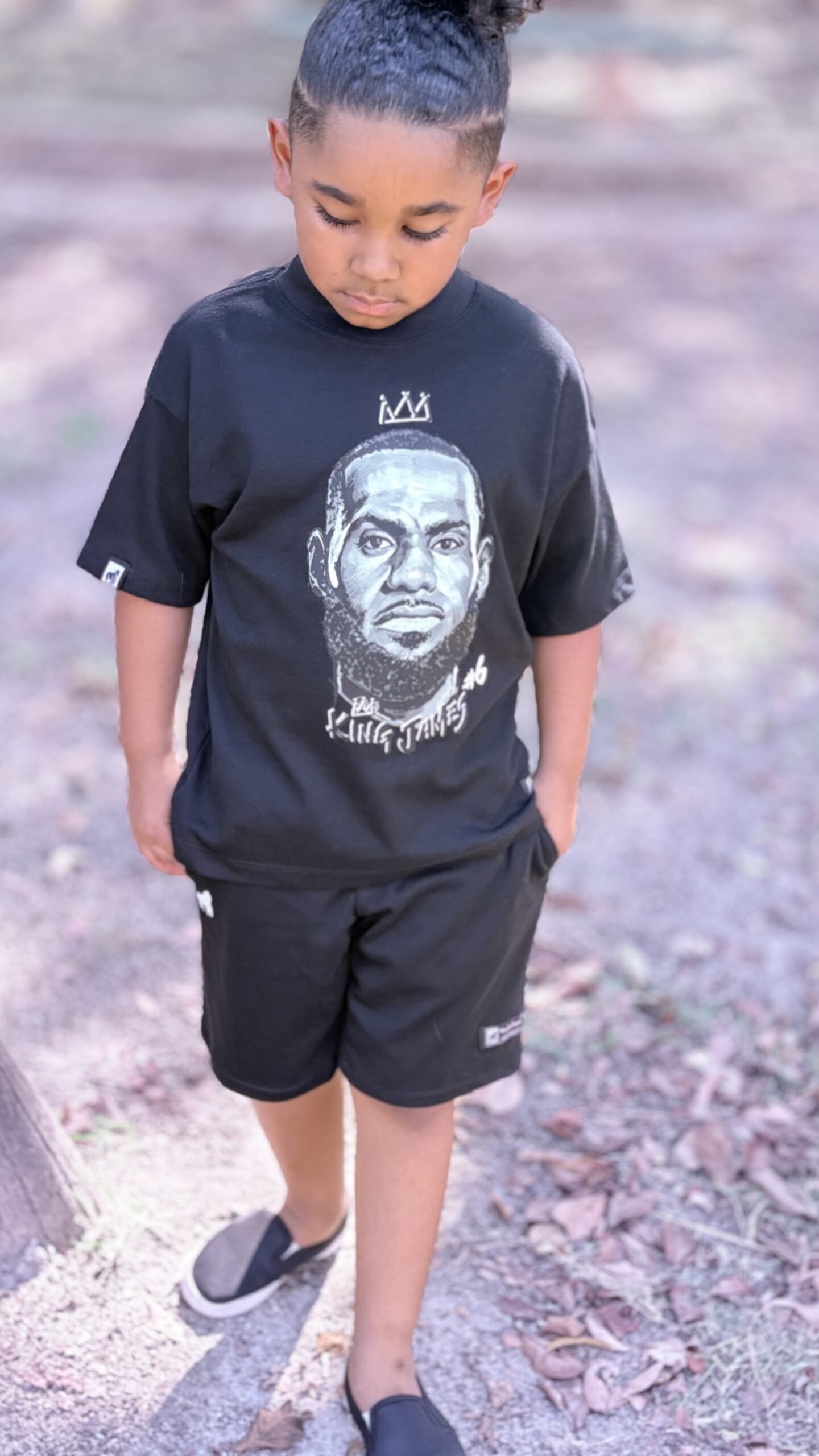 CAMISETA OVER KIDS LEBRON-BLACK