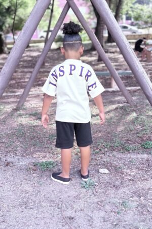 CAMISETA OVER KIDS INSPIRE OFFWHITE