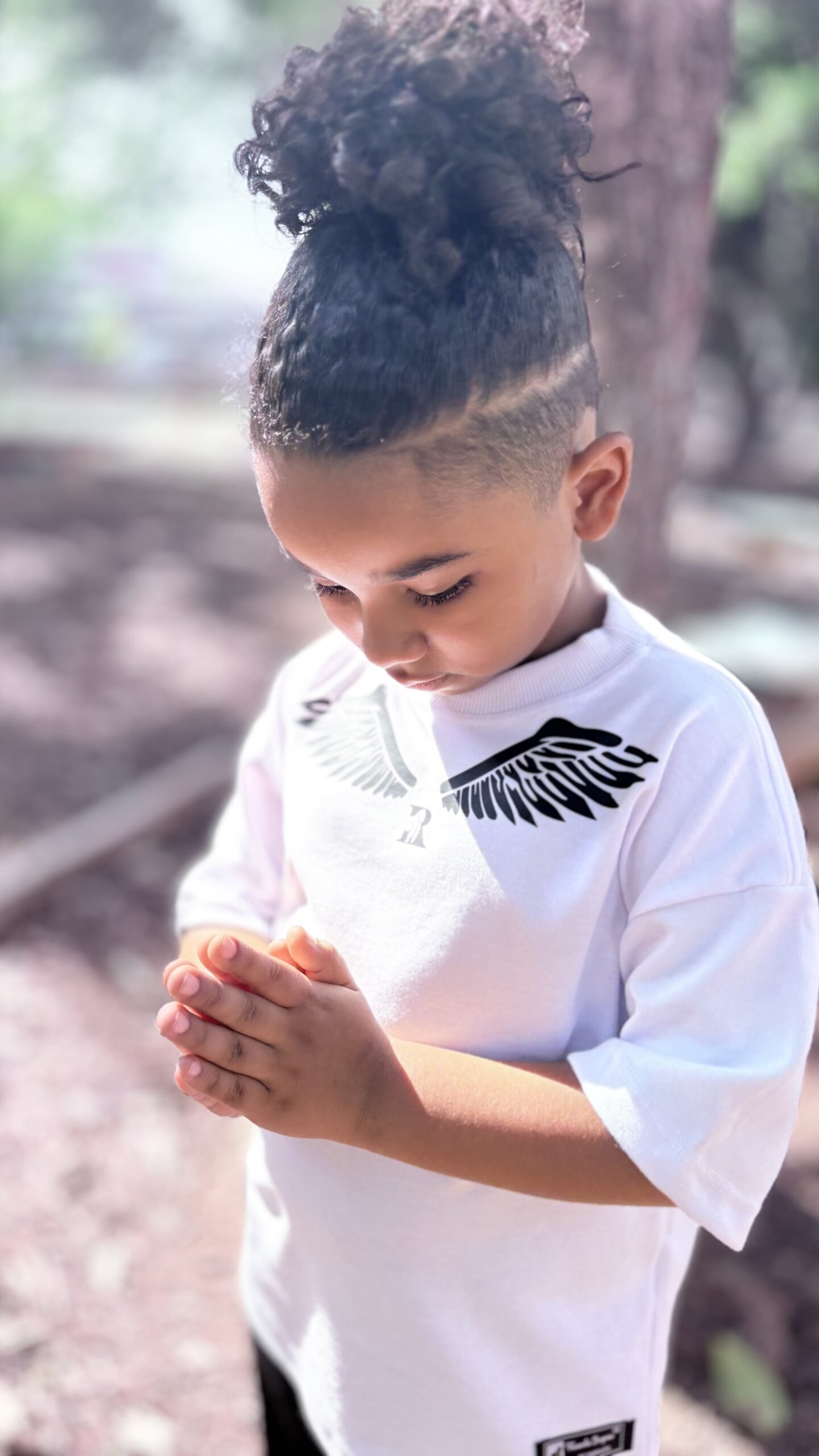 CAMISETA OVER KIDS WINGS WHITE - Imagem 5